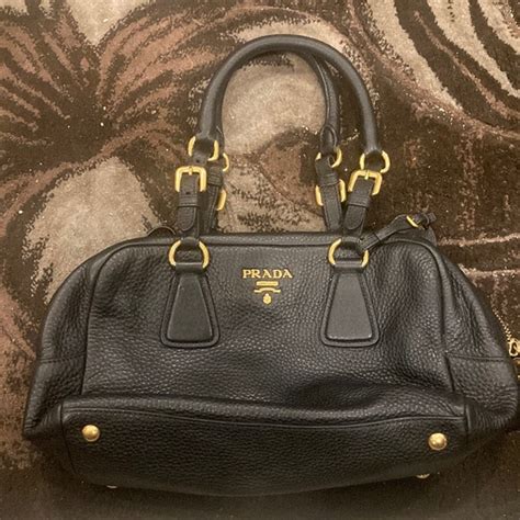 prada milano dal 1913 black leather purse|prada hobo bag vintage.